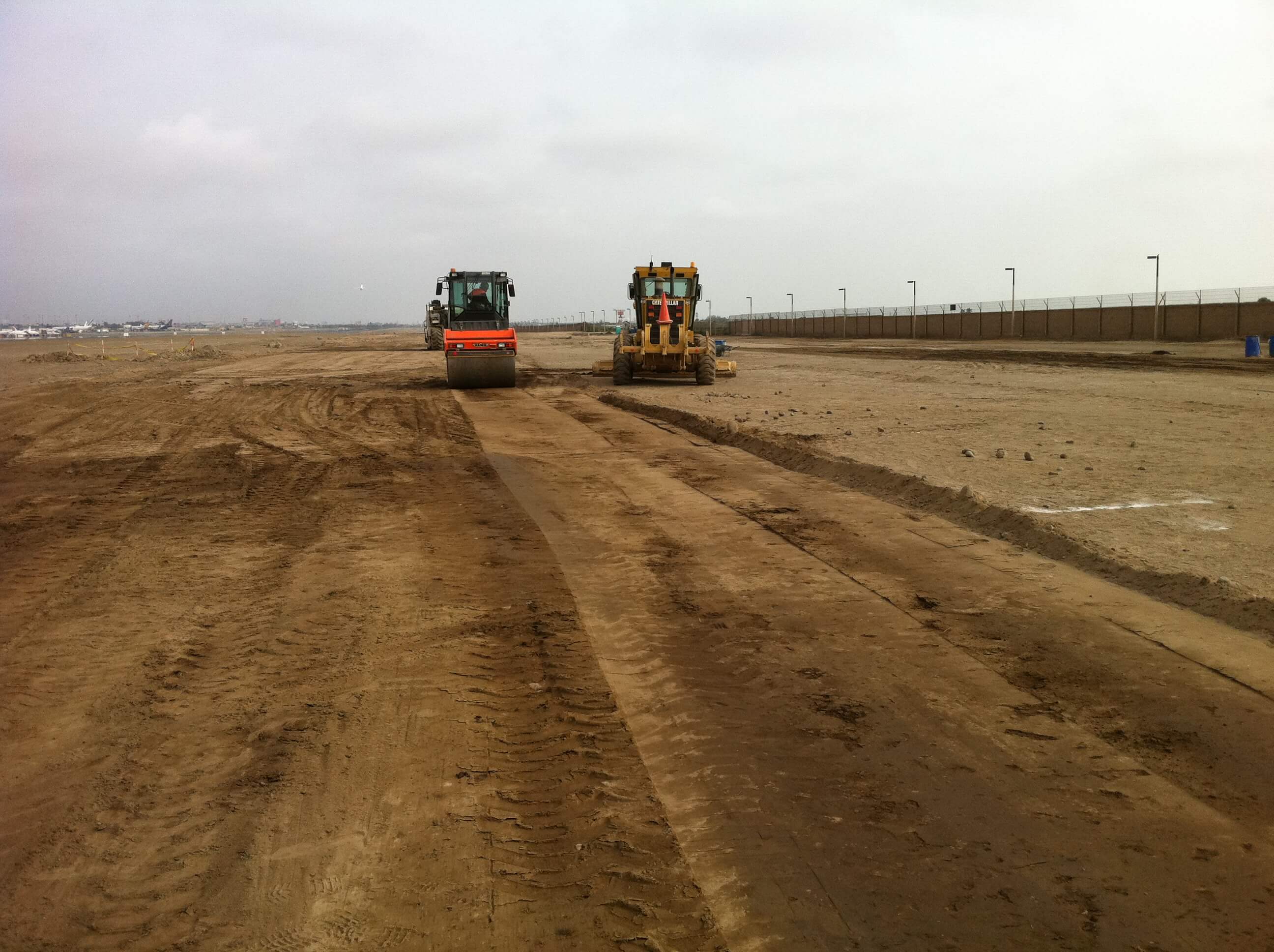 Nivelación y compactación Aeropuerto de Lima